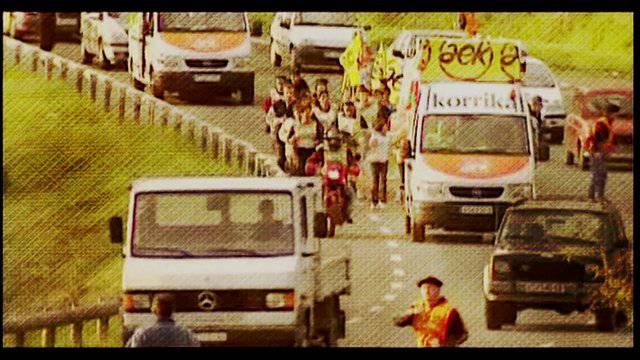 '11 egun oztopo guztien gainetik' dokumentala, Alde Zaharrean