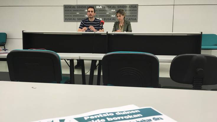 Pentsio duinak aberastasuna banatuz lortuko direla uste du ELAk