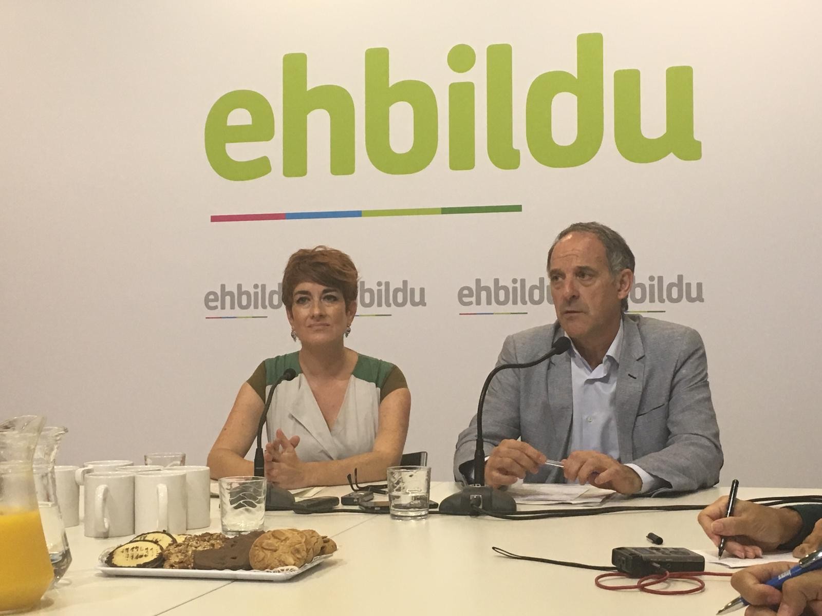 Aurrekontuak negoziatzeko eskatu dio EH Bilduk gobernuari
