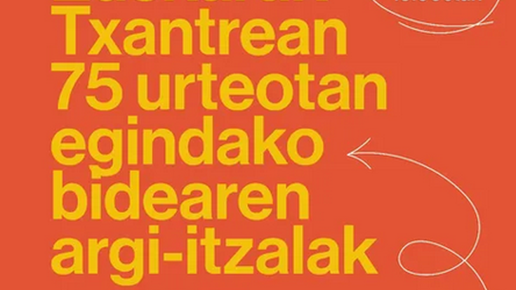 Euskarak Txantrean 75 urteotan egindako bidearen argi-itzalak