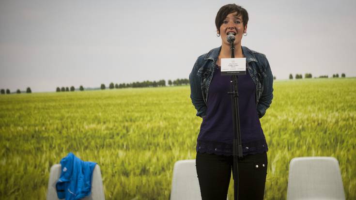 Oihana Iguaran irabazle, Leitzako saioan 