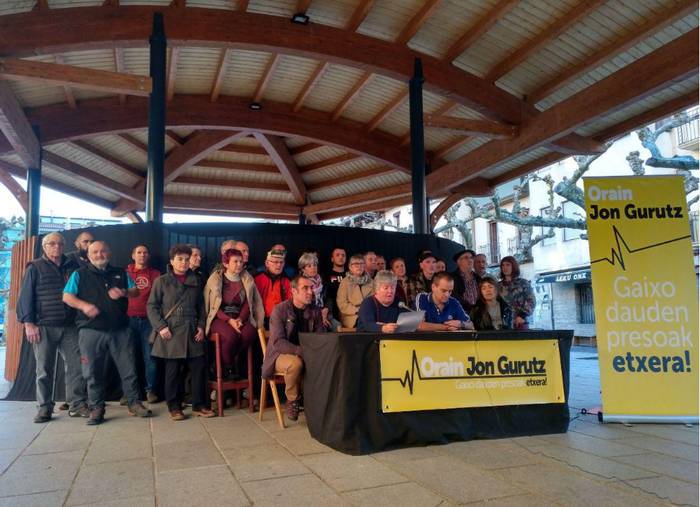 Gaixo dagoen Jon Gurutz Maiza presoaren askatasuna eskatu dute