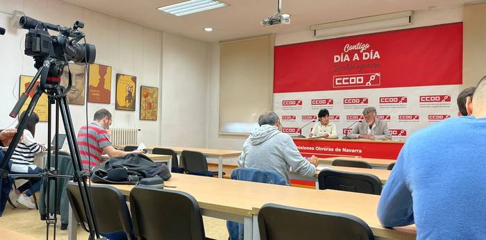 Gutxika txikituz doa soldata arrakala Nafarroan, CCOO sindikatuaren arabera