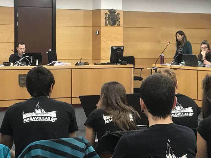 Epaileak absolbitu egin ditu Maravillas Gaztetxeko 22 kideak