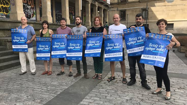 Presoen alde lan egiteagatik auziperatutako47 pertsonen aldeko manifestaziora deitu dute uztailaren 5erako