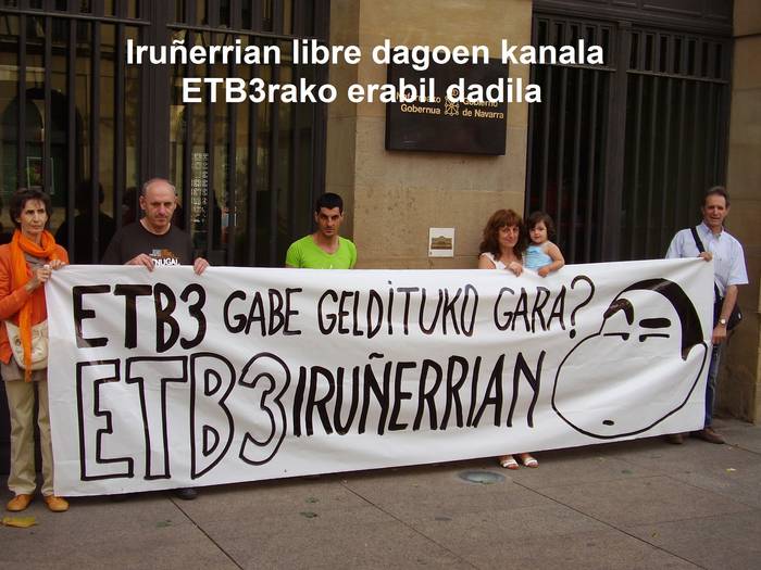 ETB3 Iruñerrian nahi dugu.