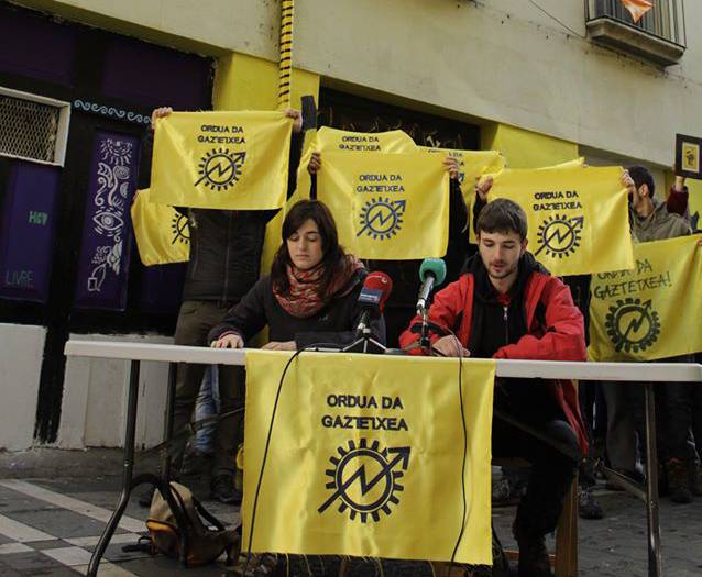 Proiektu autogestionatuen aldeko borroka kalean dagoela esan dute Iruñeko gaztetxeko kideek