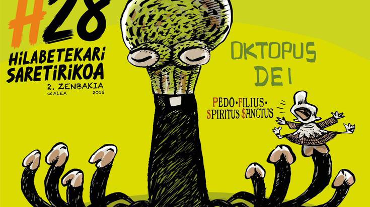 'H28' hilabetekari satirikoa zentsuratu du Nafarroako Komiki Azokak