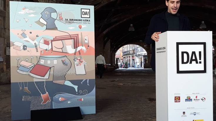 Oier Zuñiga artista iruindarrak egin du aurtengo Durangoko Azokako kartela