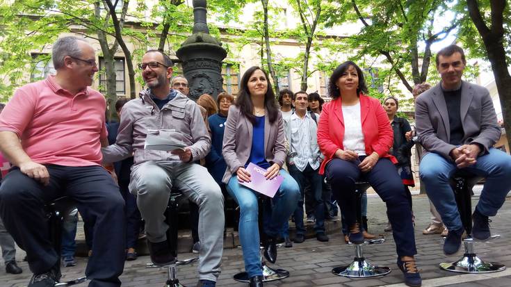 'Unidos Podemos Nafarroak' zerrendaburu ditu Ione Belarra Kongresura eta Iñaki Bernal Senatura
