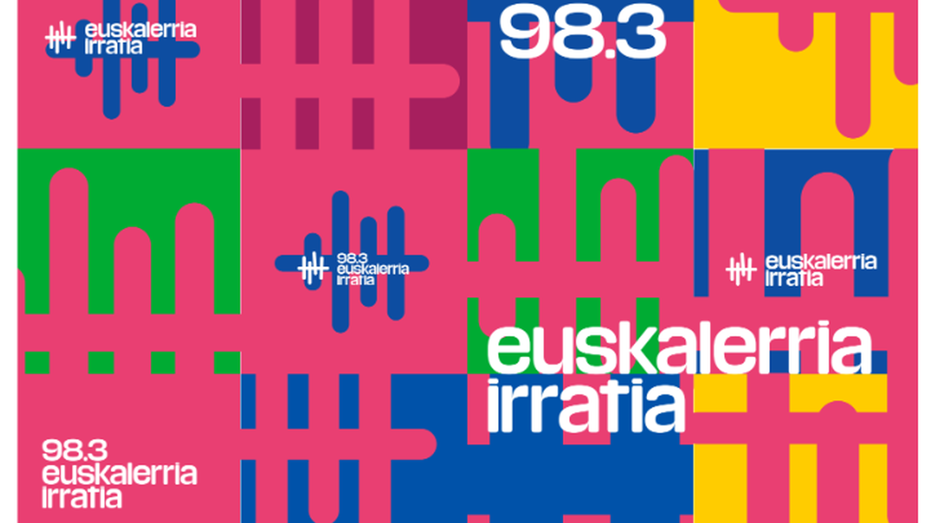 Euskalerria Irratiaren logo berria: komunikazioa eta komunitatea, eskutik helduta