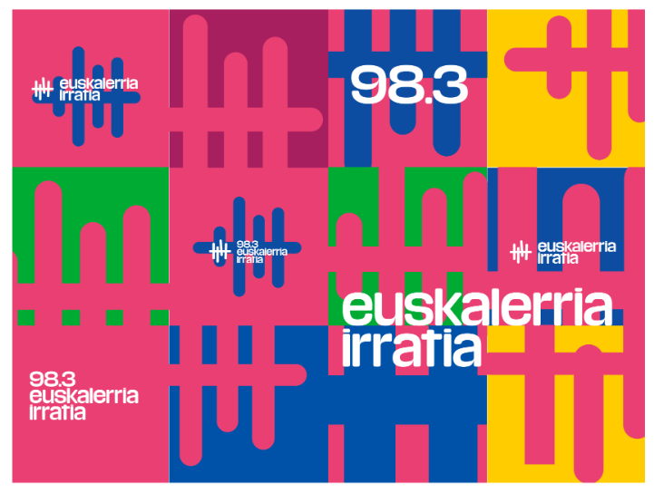 Euskalerria Irratiaren logo berria: komunikazioa eta komunitatea, eskutik helduta