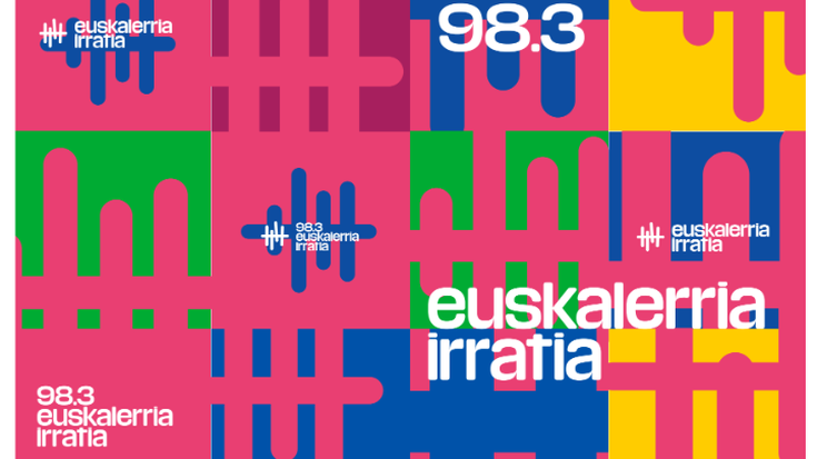 Euskalerria Irratiaren logo berria: komunikazioa eta komunitatea, eskutik helduta
