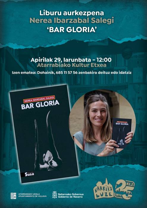 'Bar Gloria' liburuaren aurkezpena