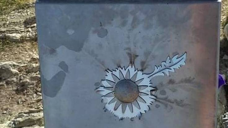 Orhi mendiko buzoia apurtuta azaldu da