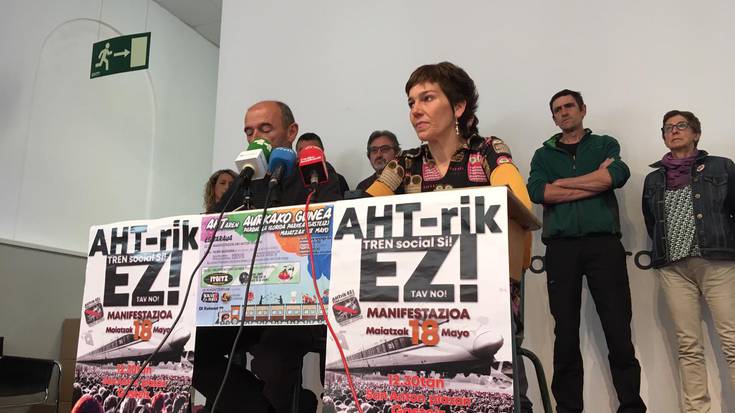 Abiadura Handiko Trena "ahantzi" egin dute alderdiek hauteskunde kanpainan