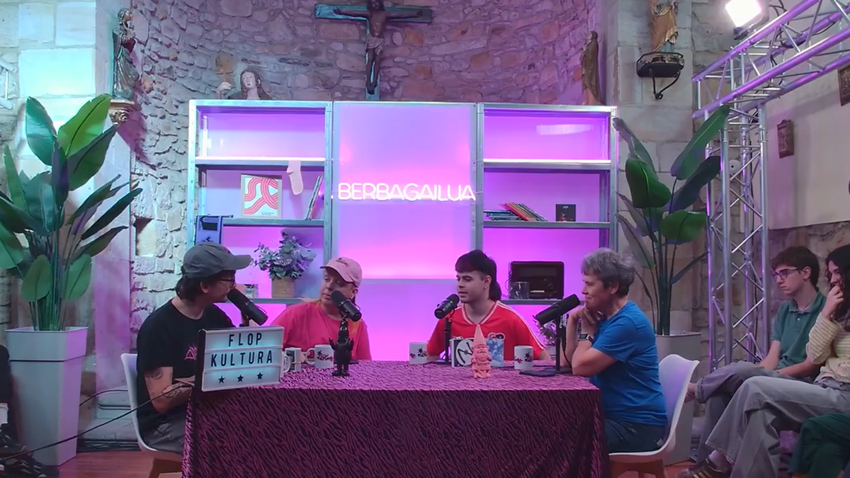 Flop Kultura Durangoko Azokan AimarZ eta Itxaro Bordarekin