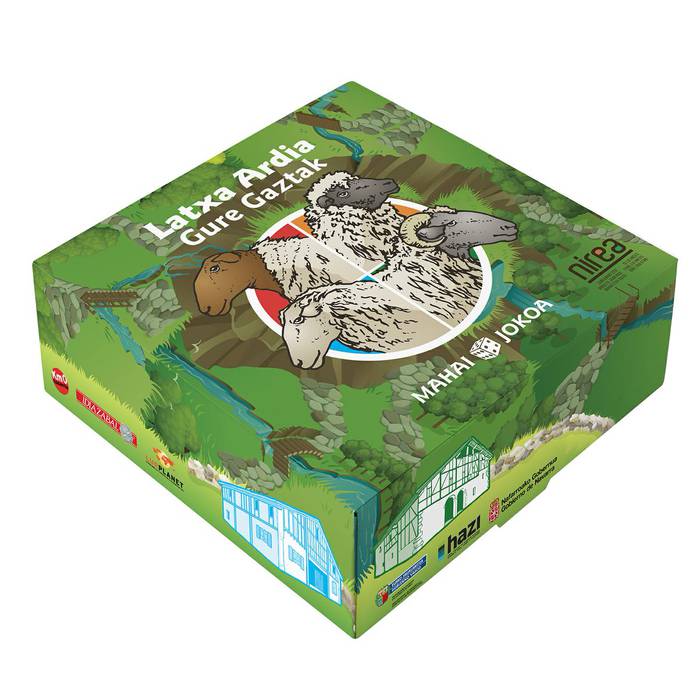 Latxa ardiaren inguruko mahai jokoa aurkeztu dute