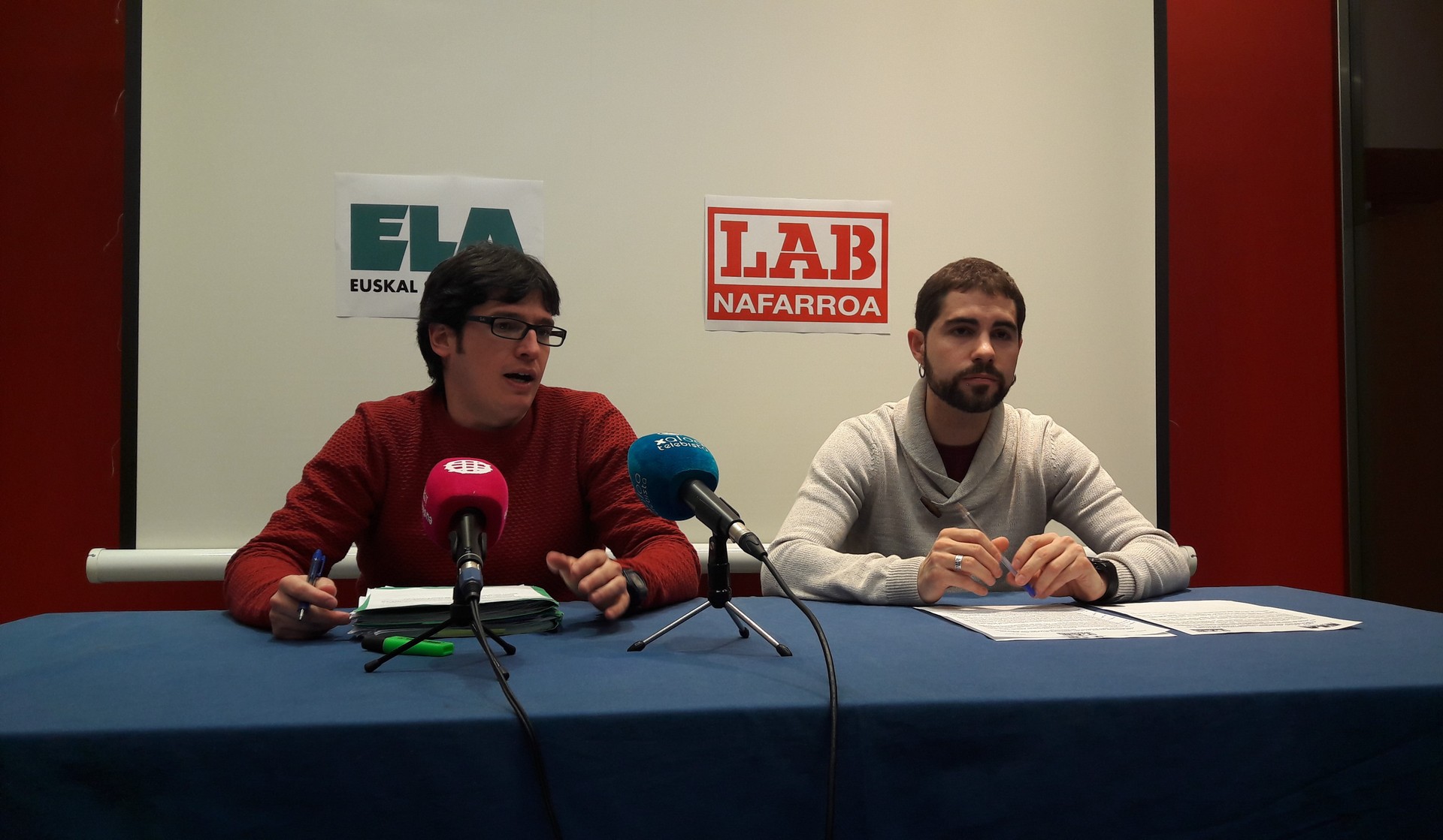 ELAk eta LABek salaketa jarri diote Nafarroako Gobernuari, langileen "bizitza eta osasuna arriskuan jartzeagatik"