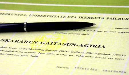 Euskararen Gaitasun Agiria (EGA) eskuratzeko matrikula epea zabalik urtarrialaren 22ra arte