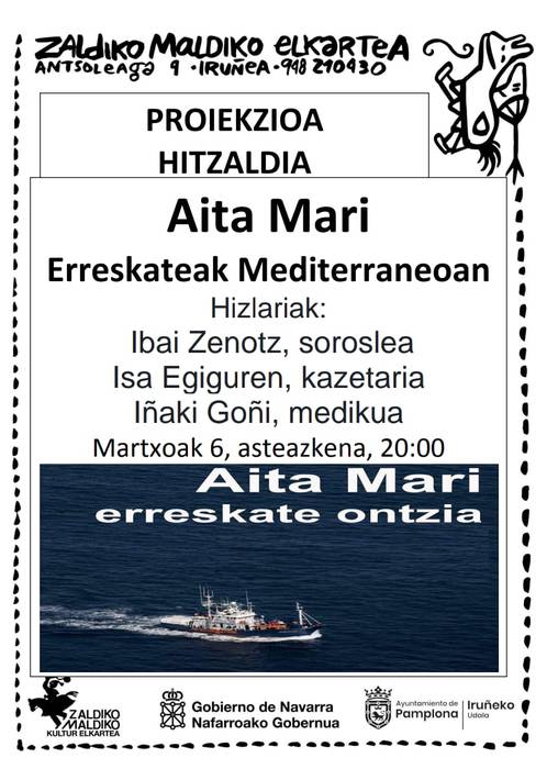 Aita Mari. Erreskateak Mediterraneoan