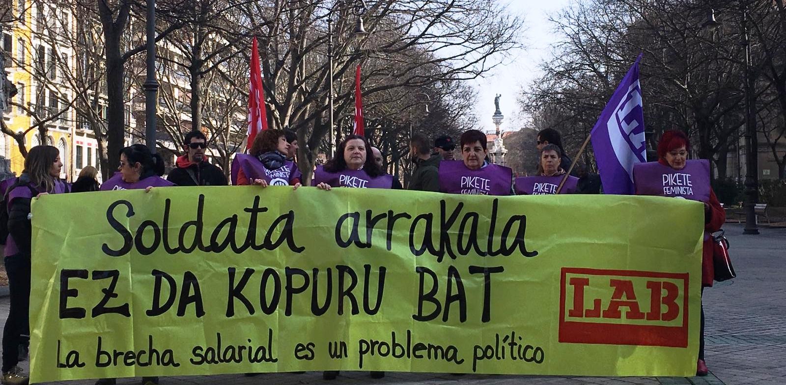 Lantokietan izaten den arrakala ez da bakarrik soldatetan antzematen LABek salatu duenez