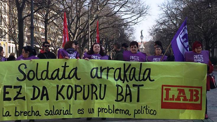 Lantokietan izaten den arrakala ez da bakarrik soldatetan antzematen LABek salatu duenez