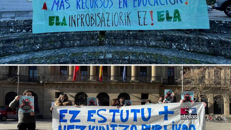Covidari aurre egiteko hezkuntzan baliabide gehiago eskatu dituzte sindikatuek