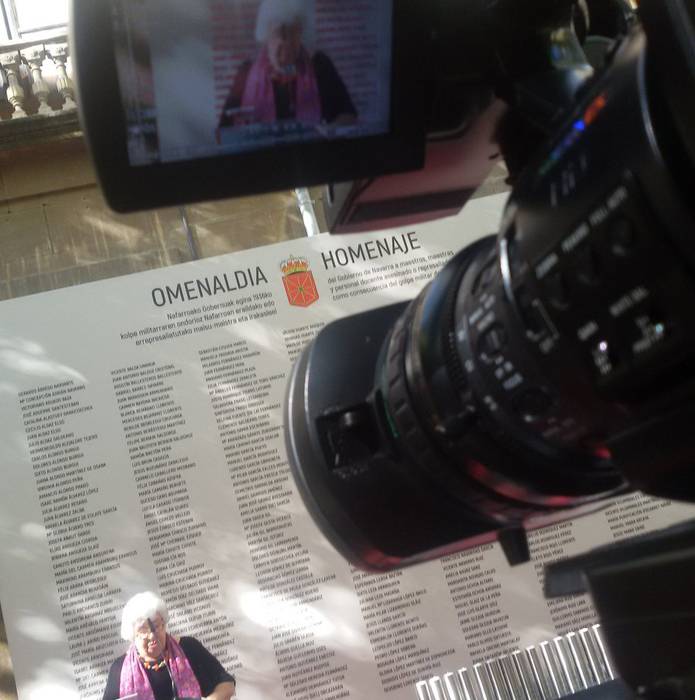 Frankismoak errepresaliatutako irakasleak omendu ditu Nafarroako Gobernuak