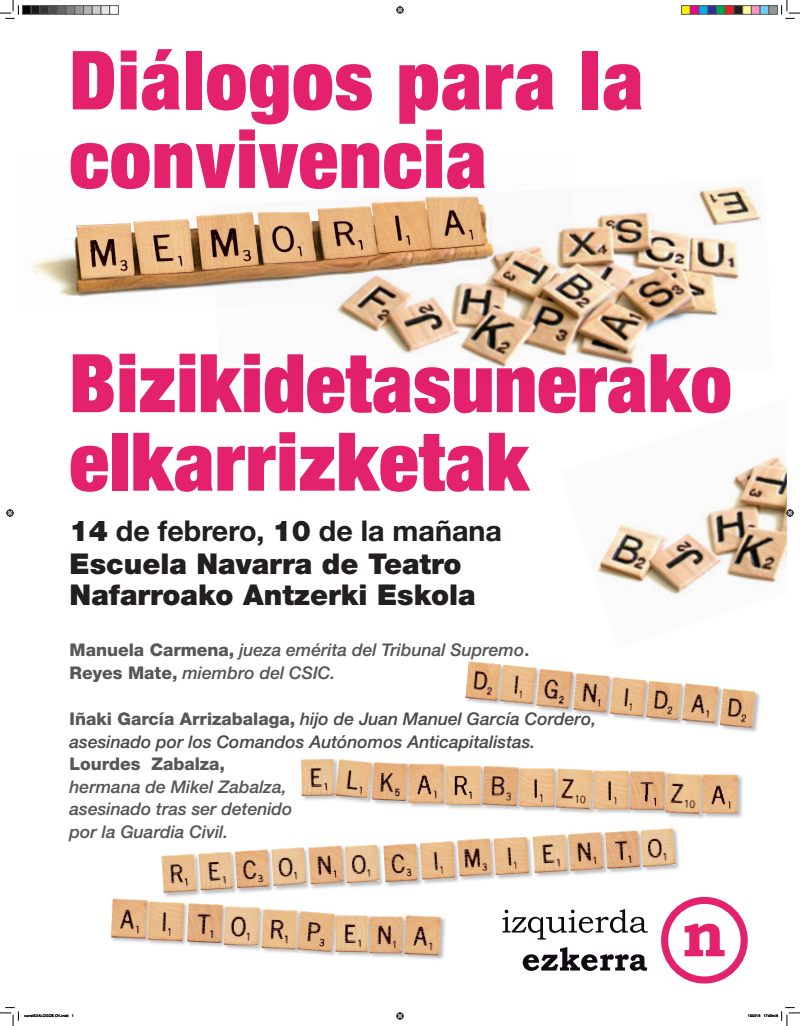 Elkarbizitza eta memoria izan dira gureak egin dit