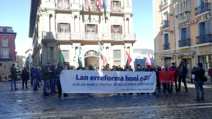 "Lan erreforma hau garatzeko oztopo bat izango gara Nafarroan"