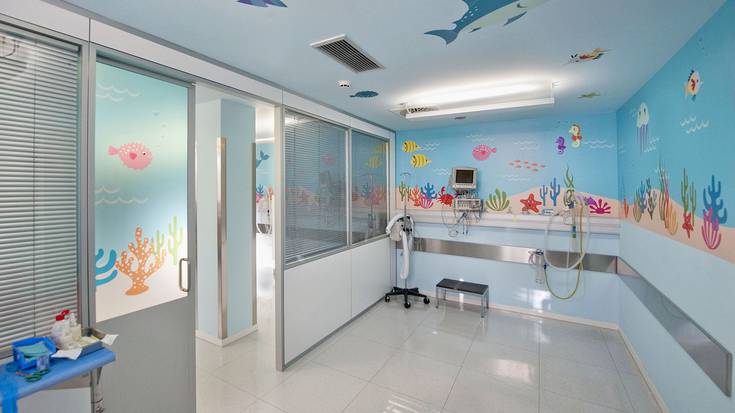 Ebakuntza eginen dieten haurrentzako egongela berri bat Nafarroako Ospitalegunean