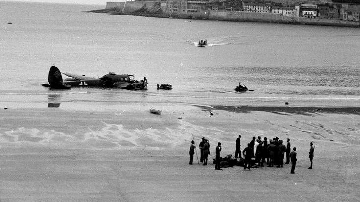 Nafarroako Errege Artxibo Nagusiak Bigarren Mundu Gerraren amaiera ekarri du gogora