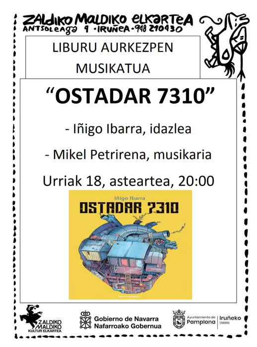 Liburu aurkezpen musikatua: 'Ostadar 7310'