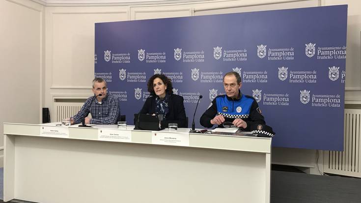 Goruntz egin du Iruñeko udaltzainei dei egiten dien hiritar kopurua