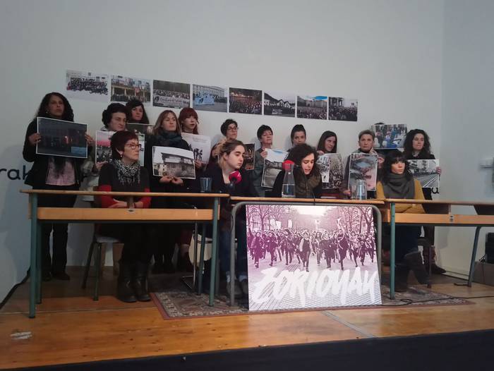 Martxoaren 8an mundua "gelditu" ostean "eraldatzeko" unea dela esan du Euskal Herriko mugimendu feministak