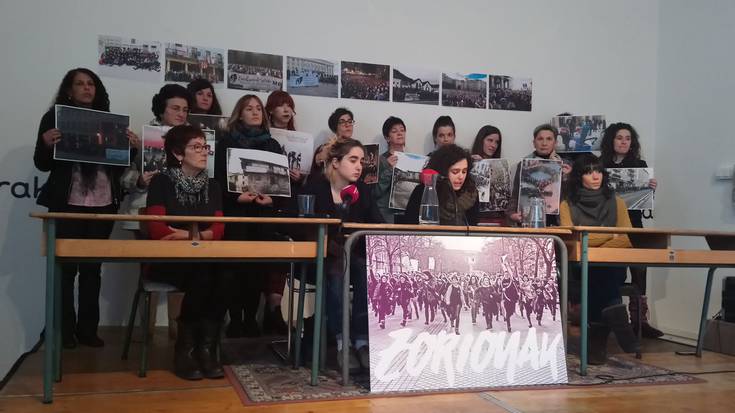 Martxoaren 8an mundua "gelditu" ostean "eraldatzeko" unea dela esan du Euskal Herriko mugimendu feministak