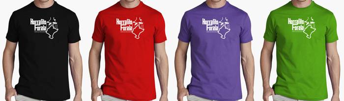 Korralito Forala, kamiseta bihurturik