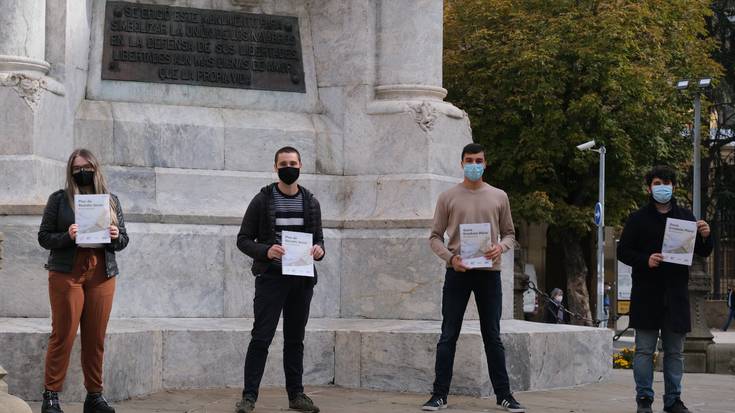 Geroa Bai, EH Bildu, Ahal Dugu eta PSNko gazte erakundeek erreskate plan bat proposatu diote parlamentuari