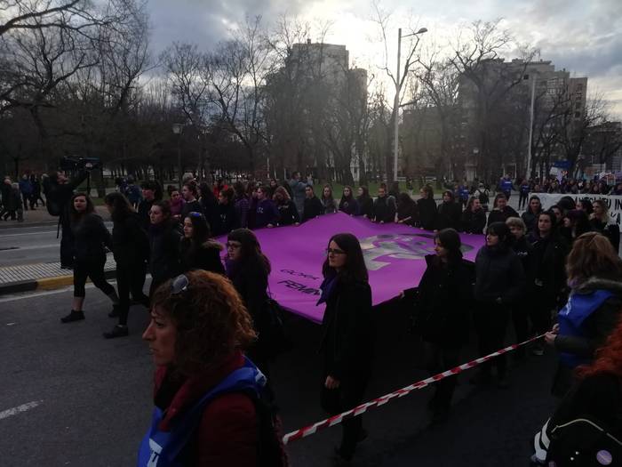 "PPk eta Voxek egindako M8aren kriminalizazioa" arbuiatu dute Iruñeko EH Bilduk, PSNk eta Geroa Baik