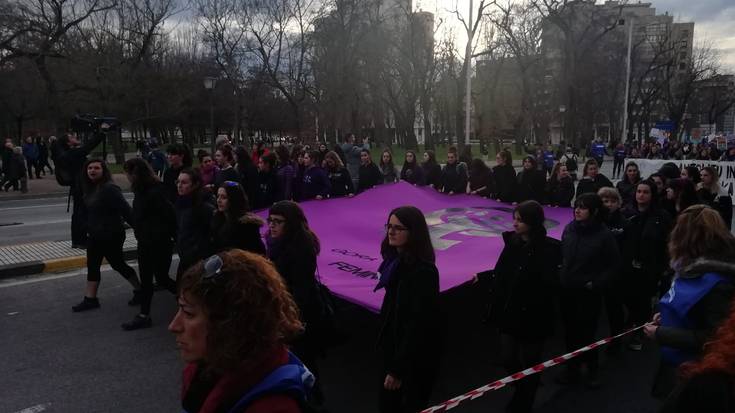 "PPk eta Voxek egindako M8aren kriminalizazioa" arbuiatu dute Iruñeko EH Bilduk, PSNk eta Geroa Baik