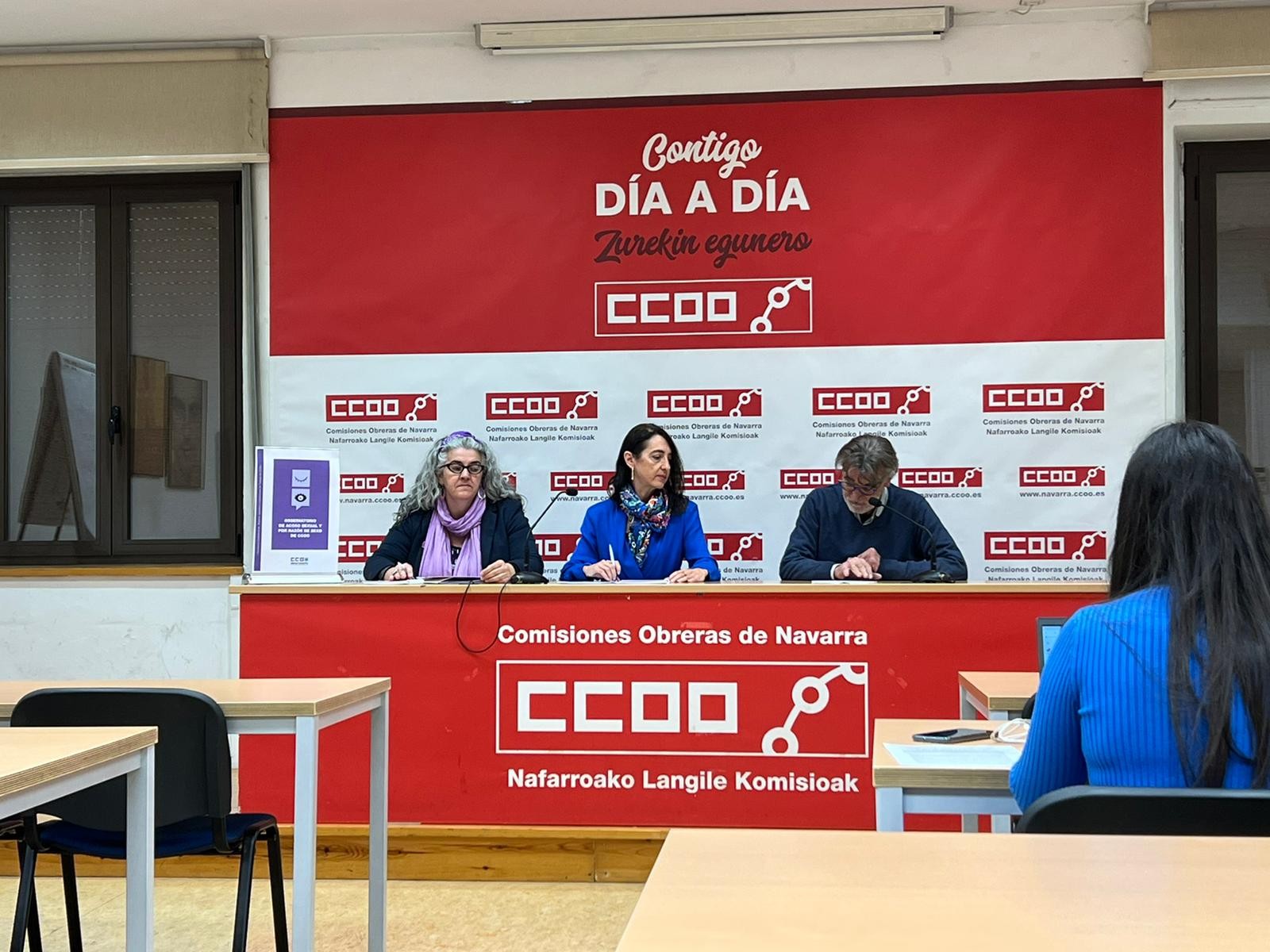 Laneko sexu jazarpena ikustarazteko ataria sortu du CCOOk