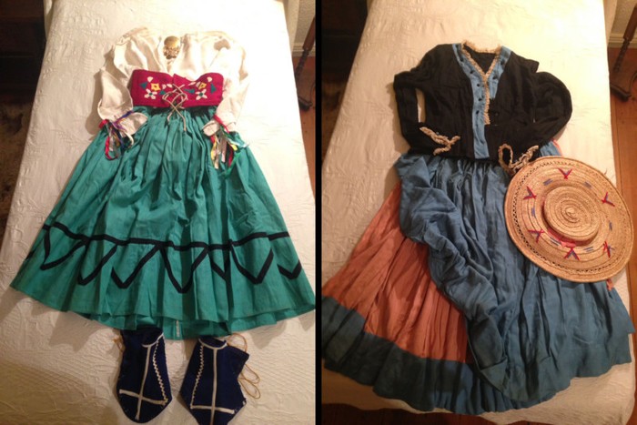 Duguna dantza taldearen lehen ikuskizuna, erakusketa batean - 2