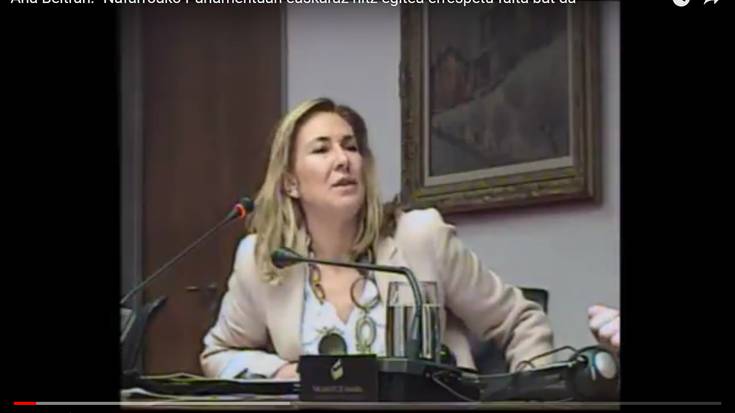 Ana Beltranen enegarren showa, euskararen inguruan polemika sortze aldera