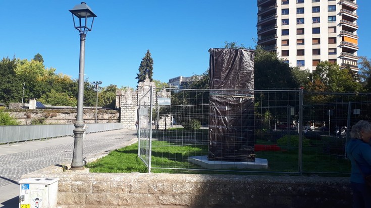 Larunbatean inauguratuko du Yala Nafarroa Palestinarekin elkarteak Palestinaren omenez egindako monumentua