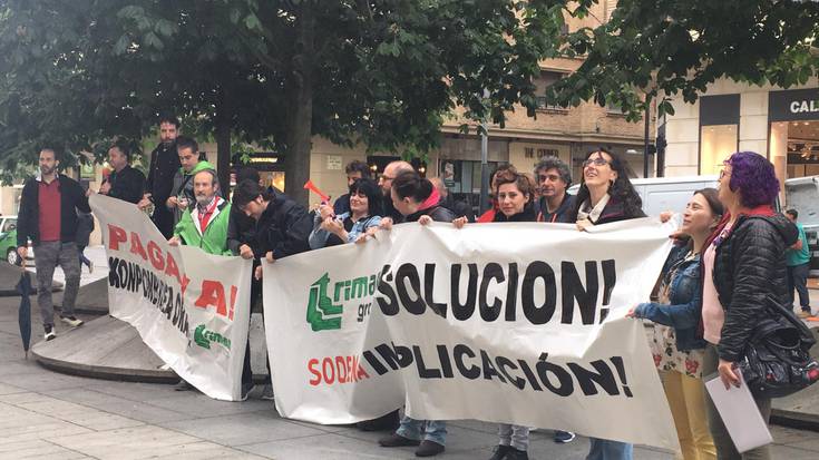 Soldatak ordaindu gabe ditu Triman enpresak otsailetik