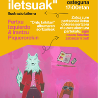 Ilustrazio tailerra: Fanzine iletsuak