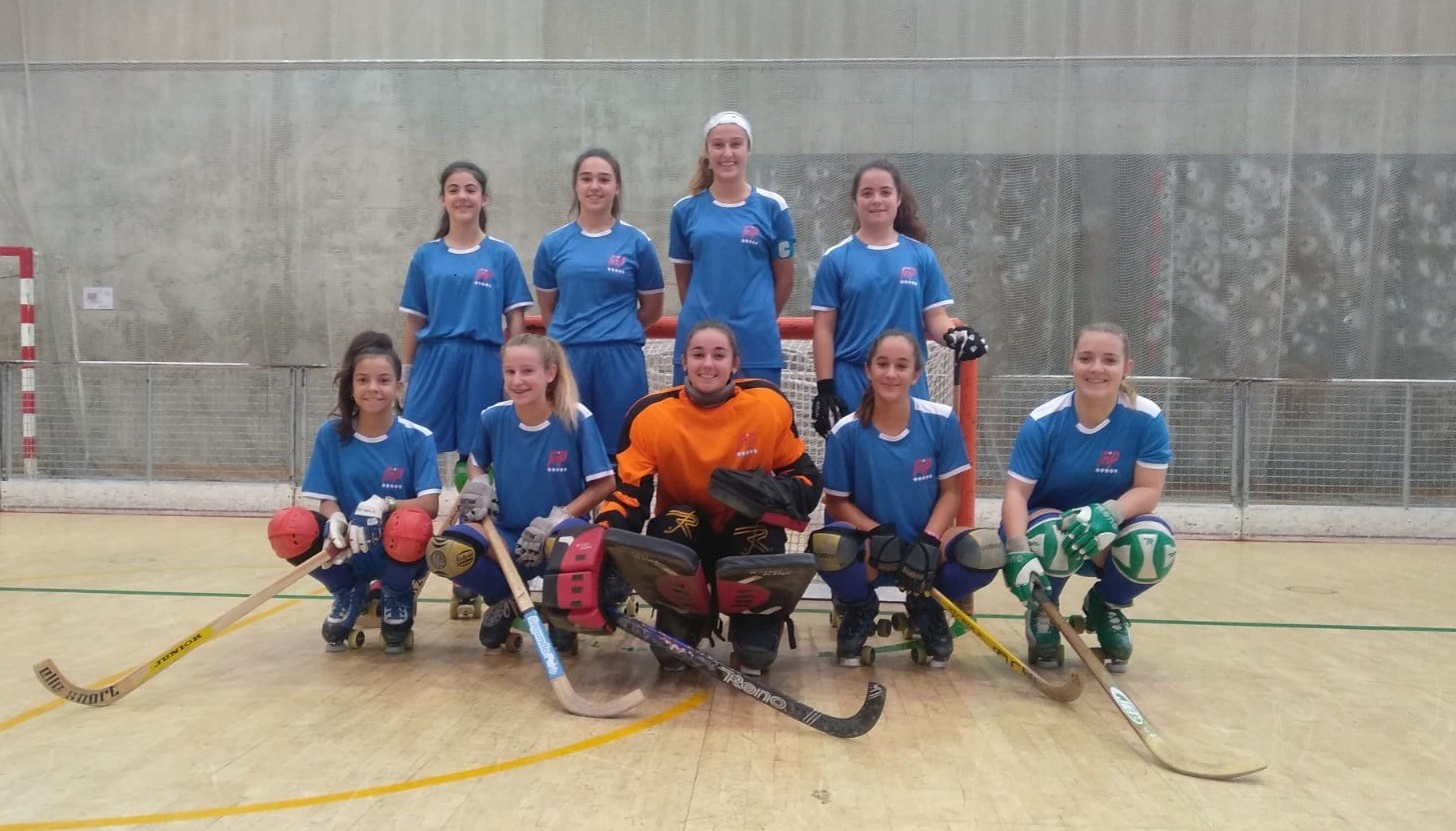 Emakumezkoen Patin Hockey 1. Iparralde Ligan bi talde nafar parte hartzen ari dira 