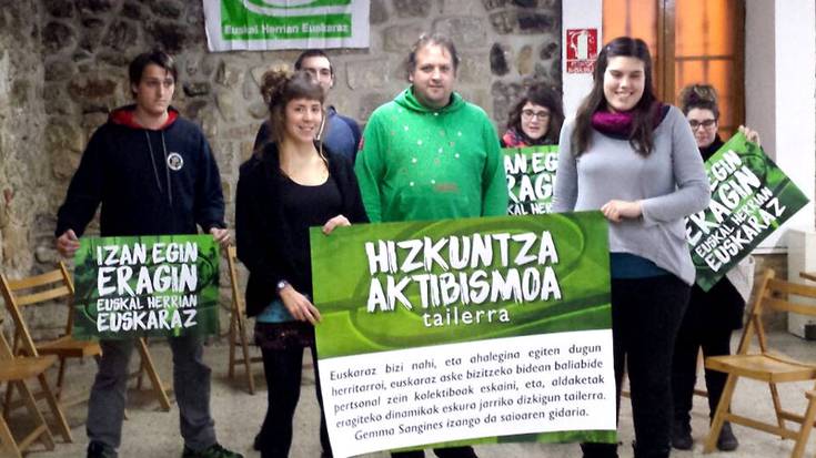 Hizkuntza aktibismorako tailerra eginen du EHEk Txantrean