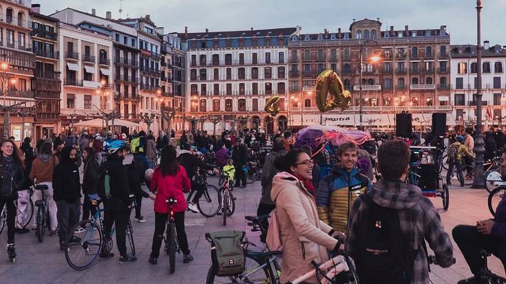Masa Kritikoa, zazpi urte hirian bizikleta aldarrikatzen